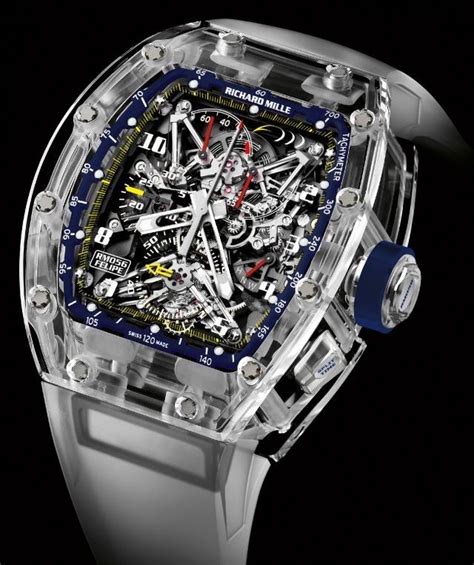 richard mille rm 56 felipe massa sapphire watch|richard mille sapphire 56 01.